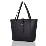 Victory pin stud detail shopper bag black image