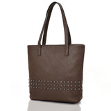Benni Stud Shopper Bag Khaki image