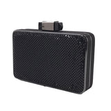 Chainmail rectangular box bag - Black image