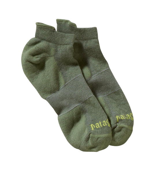 CALCETIN MERINO RUN ANCKLET GRIS PATAGONIA
