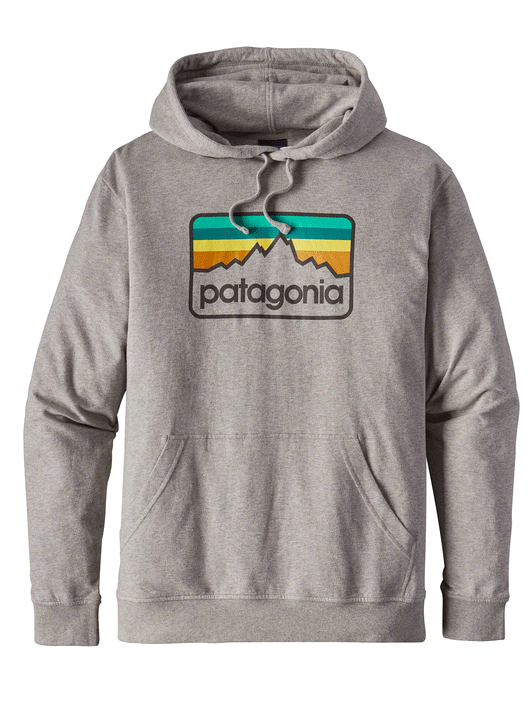 Poleron Line Logo Hombre Patagonia
