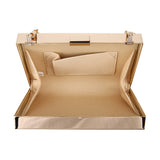 Sequin Box Clutch - Gold image