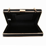 Arrow Textured Clutch - Black image