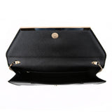 Panel Envelope Evening Bag - Black image