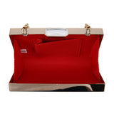 Bars Cut Out Clutch - Red image