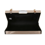 Bars Cut Out Clutch - Black image