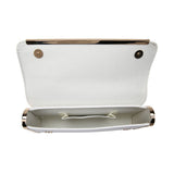 Metal End Clutch - White image
