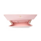 Plain Foldover Clutch - Light Pink image