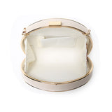 Rounded Evening Bag - Ivory image
