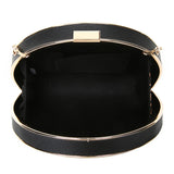 Rounded Evening Bag - Black image