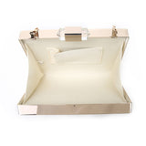 Simple Crystal Clutch - Beige image