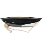 Contrast Envelope Clutch - Black White image