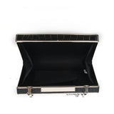 Box Mock Croc Evening Bag - Black image