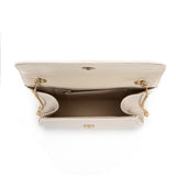Curved Rounded Evening Bag - Ivory image