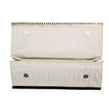 Double Bar Quilted Clutch - Ivory image