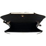 Contrast Envelope Shoulder Bag - Black/White image