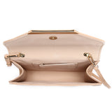 Contrast Envelope Shoulder Bag - Gold image