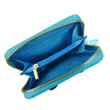 Metallic Coloured Purse Short - Blue image
