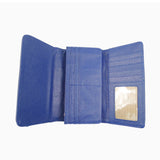 Faux Snake Buckle Purse - Navy Blue image