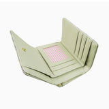Striped Scallop Purse -  Light Grey image