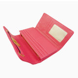 Centre Clasp Purse - Fuchsia image