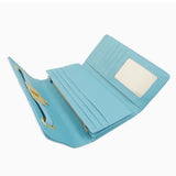 Centre Clasp Purse - Light Blue image