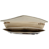 Bar Closure Envelope Bag - Black/Gold/Ivory image