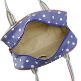 Polka Dot Overnight Bag - Dark Purple image