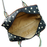 Polka Dot Overnight Bag - Black image