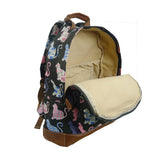 Kitty Pattern Print Rucksack - Black image
