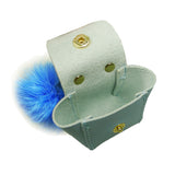 Pom Pom Coin Purse - Blue image