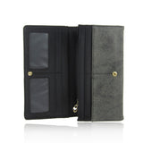 Suedette Strap Purse - Black image