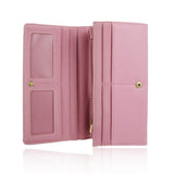 Square Turn Clasp Long Purse - Pink image