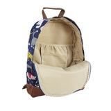 Mixed Cat Print Rucksack - Dark Blue image