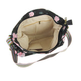 Blossom Flower Crossbody - Black image