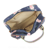 Blossom Flower Overnight Bag - Dark Blue image
