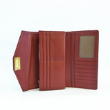 Danique Zebra Purse - Burgundy image