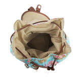 Elephant Retro Rucksack - Turquoise image