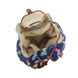 Rabbit Retro Rucksack - Dark Blue image