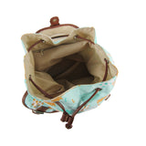 Umbrella Retro Rucksack - Turquoise image