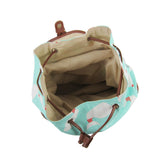 Whale Retro Rucksack - Turquoise image