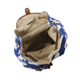 Whale Retro Rucksack - Dark Blue image