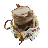 Mixed Cat Retro Rucksack -Beige image