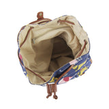 Mixed Cat Retro Rucksack - Dark Blue image