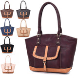 Berdine Tote Bag - BROWN image