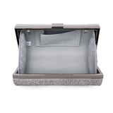 Diamante Clutch Bag - Silver image