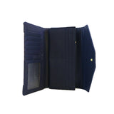 Edie Contrast Envelope Purse - Light Blue image