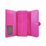 Lillian Summer Floral Purse - Fuchsia image