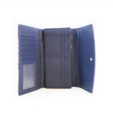 Camila Tartan Contrast Purse - DkBlue image