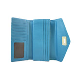 Stitched Envelope Purse - Blue image
